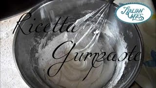 Pasta di gomma ricetta gumpaste recipe by ItalianCakes [upl. by Bobina936]