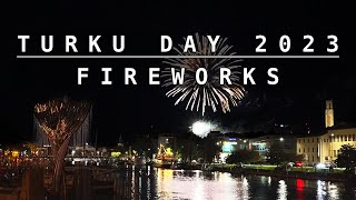 Turku Day 2023  FIREWORKS  1792023 [upl. by Ttelrahc]