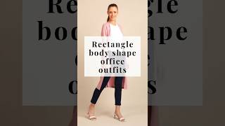 Office outfits for Rectangle Body Shape ❣️ Formal wear for women fashion shorts trending video [upl. by Nednil797]