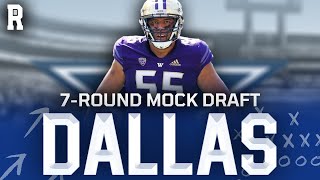 Dallas Cowboys 7Round Mock Draft [upl. by Alley]