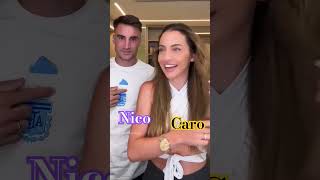 NICOLÁS TAGLIAFICO Y CARO CALVAGNI shorts nicolastagliafico [upl. by Nylemaj985]