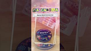 🔴 Mascarilla para REJUVENECER el Rostro con Crema NIVEA y Vitamina E 💊💆🏻‍♀️ mascarillacasera [upl. by Eddi]