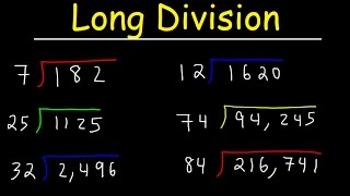 Long Division Made Easy  Examples With Large Numbers [upl. by Pelage]