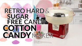 PCM405RETRORED  Retro Hard Candy Cotton Candy Maker [upl. by Il92]