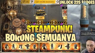 BAGUS GAK SIH CLAIM SEMUA HADIAH STEAMPUNK ELITE PASS SEASON 7  Garena Free Fire [upl. by Garnett]