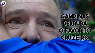 CAMPINAS ELIMINA O SADA CRUZEIRO NA SUPERLIGA MASCULINA 2324 [upl. by Frendel]