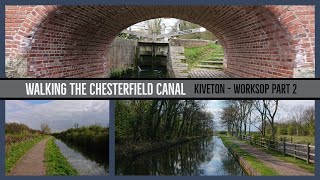 The Chesterfield Canal Towpath Walk Kiveton to Worksop Part 2 [upl. by Derrej]