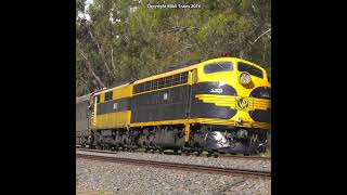 AUSTRALIAS OLDEST DIESEL STREAMLINER ENGINES STILL RUNNING ON THE MAINLINE australiantrains rail [upl. by Rabelais]