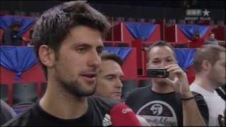 Novak Djokovic  Interview in German in St Anton 08 [upl. by Koerlin]