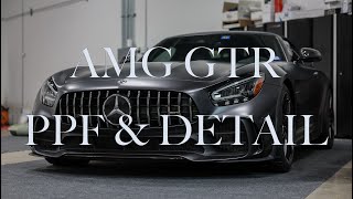 AMG GTR Full Stealth Wrap And Gtechniq CSU Ceramic Coat  Veloce Autoworks  Ten Flat Detailing  4K [upl. by Behrens]