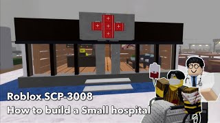 Small hospital build tutorial in roblox 3008  3008 house ideas [upl. by Linell981]