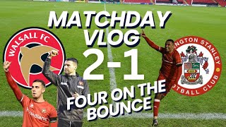 Walsall 21 Accrington Matchday Vlog🤩 [upl. by Odele]