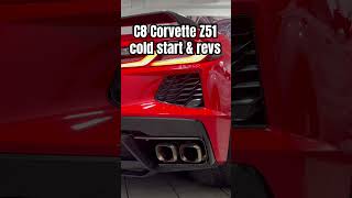 C8 Corvette Z51 Cold Start amp Revs Full review link in description corvette c8 chevrolet chevy [upl. by Hildegarde]