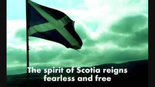 Scotland The Brave Lyrics [upl. by Oruntha]