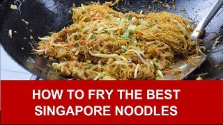 How to fry the best Singapore noodles rice vermicelli [upl. by Liebowitz]