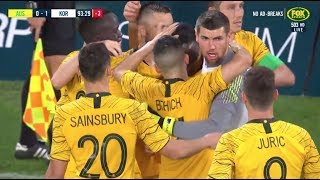 Fulltime highlights Caltex Socceroos v Korea Republic [upl. by Avitzur818]