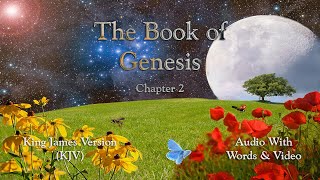 The Book of Genesis Chapter 2 – Holy Bible KJV – Audio with Words amp Video [upl. by Sidoney]