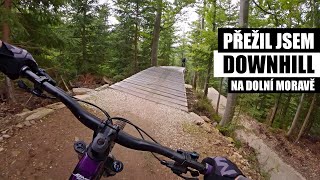 Dolní Morava má DOWNHILL a nový skákací trail Přežil jsem 😁🤟 [upl. by Lust]