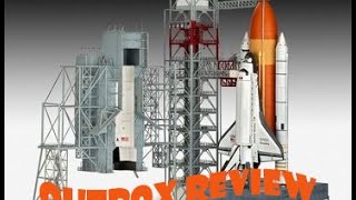 AlexModelling quotOUTBOX REVIEWquot Revell 1144 Launch tower and space shuttle with rocket boosterquot [upl. by Asante922]