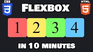 Learn CSS flexbox in 10 minutes 💪 [upl. by Nilesoy]