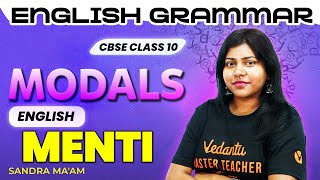 Modals Menti  Class 10 English  CBSE 2024 🔥 Sandra maam [upl. by Reiner154]