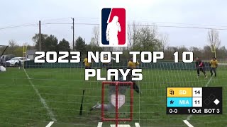 2023 NOT TOP 10 PLAYS  MWL WIFFLE BALL [upl. by Akimert]