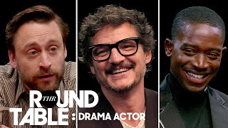 Drama Actors Roundtable Pedro Pascal Evan Peters Kieran Culkin Damson Idris amp More [upl. by Idurt]