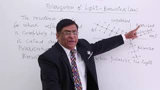 Class 12th – Polarization of LightBrews Law  Wave Optics  Tutorials Point [upl. by Oicanata]