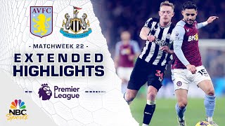 Aston Villa v Newcastle United  PREMIER LEAGUE HIGHLIGHTS  1302024  NBC Sports [upl. by Morganne]