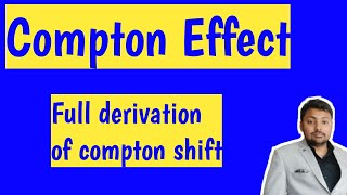 Compton effect  quantum mechanics [upl. by Anirahtak]