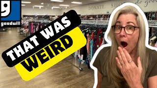 GOODWILL Shop with me  my WEIRD experience [upl. by Veator]