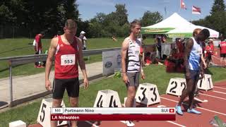 Pfingstmeeting Zofingen 2019  110m Hürden U20M Vorlauf 1 [upl. by Deehsar]