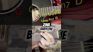 How to play Zina from Babylone [upl. by Ariel]