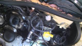 VW A4 Brake Master Cylinder Replacement part 1 [upl. by Myra]