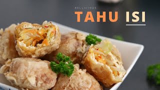 Resep Tahu Isi Goreng Krispi Tahan Lama  Stuffed Tofu Puffs  VEGAN Recipe  Bellicious by Bella [upl. by Ahron]