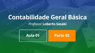 Contabilidade Geral Básica  Aula 01  Parte 02  Loberto Sasaki [upl. by Ggerk]