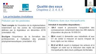 Le projet de Sdage 2022 2027 et son programme de mesures [upl. by Inoliel425]