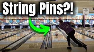 We Bowled A PBA Event On STRING PINS [upl. by Fitzgerald929]