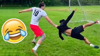 FUNNY FOOTBALL FAILS SKILLS amp GOALS 8 [upl. by Ecinehs]