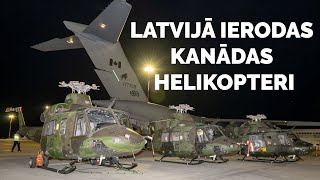 Latvijā nogādāti Kanādas helikopteri CH146 Griffon [upl. by Catie834]