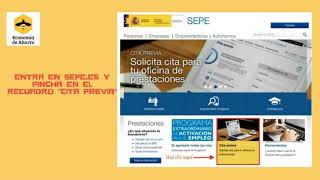 ¿Cómo pedir cita SEPE por Internet en menos de 1 minuto [upl. by Yenruogis]