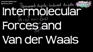 Intermolecular Forces and Van der Waals  Revision for ALevel Chemistry [upl. by Adniral]