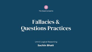 Unit 6  Logical Reasoning  Fallacies  UGCNETJRF Paper1 [upl. by Hanforrd]