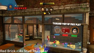 LEGO Marvel Superheroes  Deadpool Mission Tabloid Tidy Up FREE PLAY All Collectables [upl. by Dnomaj]