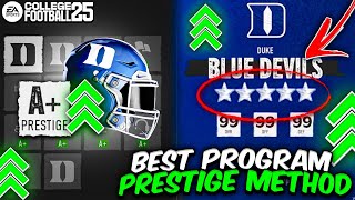 The Easiest Ways to Increase Program Prestige in College Football 25 Dynasty Mode [upl. by Oisorbma]