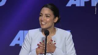 Alexandria OcasioCortez Delivers Powerful Message To US Capitol Survivors And First Responders [upl. by Anavahs]