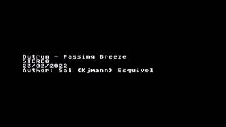 OutRun  Passing Breeze wTriangle and C Bass Atari 8Bit Pokey [upl. by Ellyn]