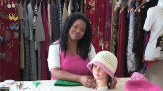 How to Crochet Flapper Hats  How to Crochet Headwear [upl. by Irvine604]