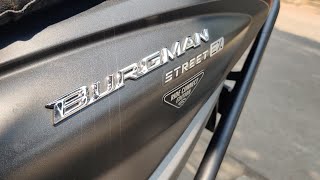 The 1000 Suzuki Burgman Street 125cc Crash Guards WORK [upl. by Valdemar851]