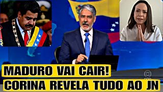 MADUR0 VAI CAIR CORINA MACHADO REVELA TUDO SOBRE A QUEDA E PRISÃO DO D1TAD0R da VENEZUELA VÍDEO [upl. by Martha]